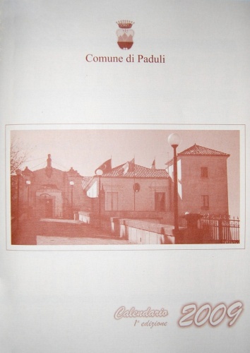 Calendario Istituzionale del Comune di Paduli - anno 2009
