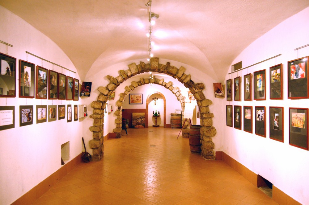 Piccolo museo adiacente l'ingresso alle cantine
