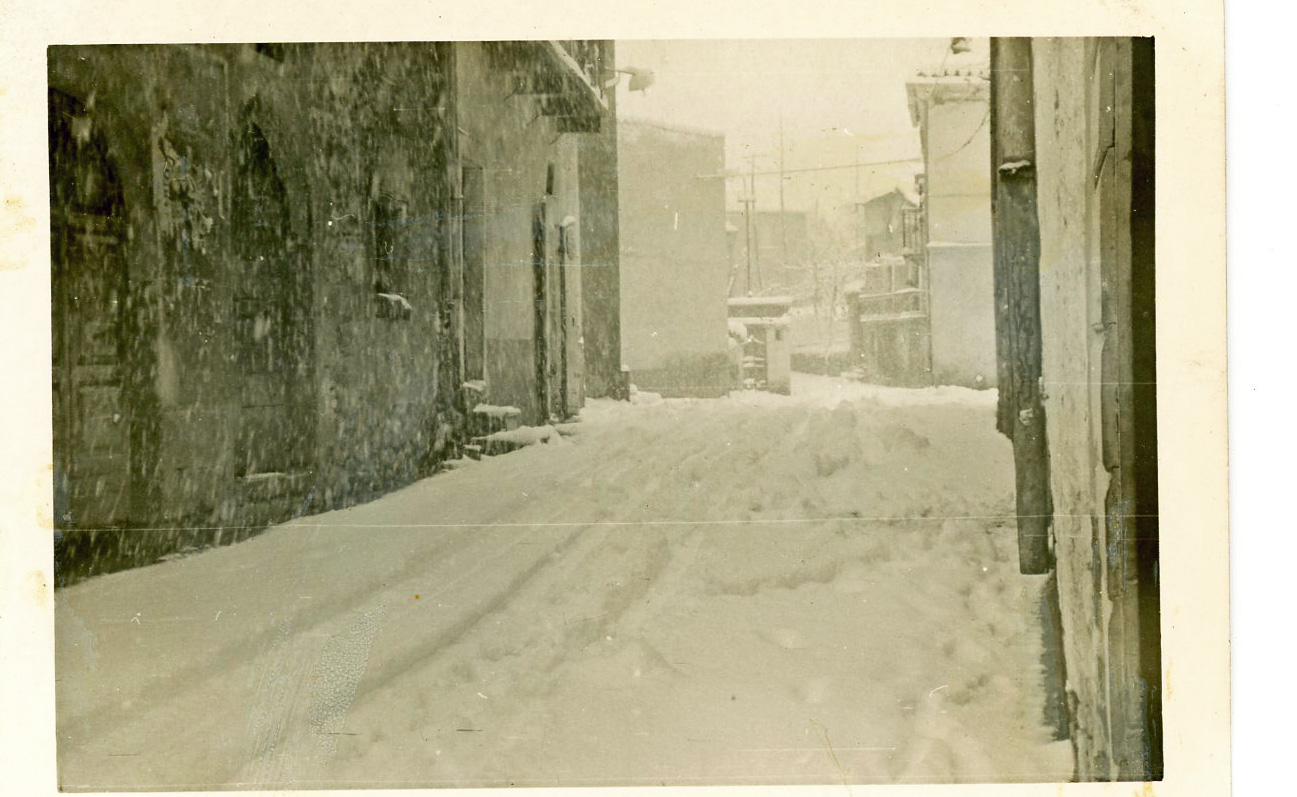 Inverno al paese - Neve anno 1950